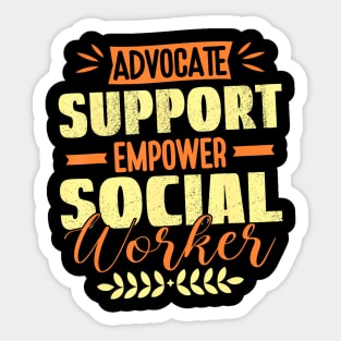 School Social Worker & Mental Health Awareness Month Sticker